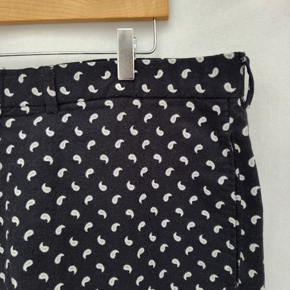 Polo Ralph Lauren Golf men's black shorts linen summer boat casual paisley print - Picture 2 of 9